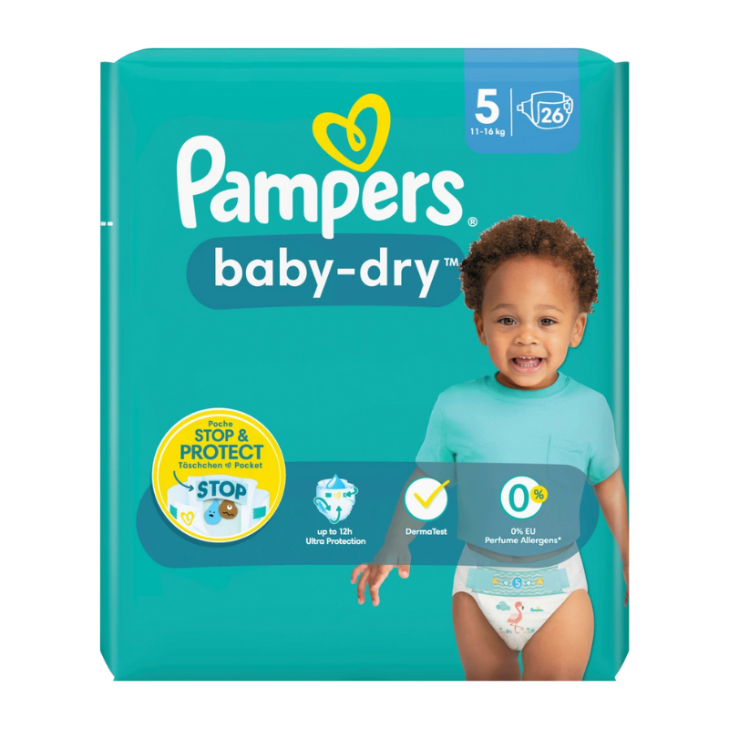 Pampers - Couches S5 - 11/16 Kg - x26