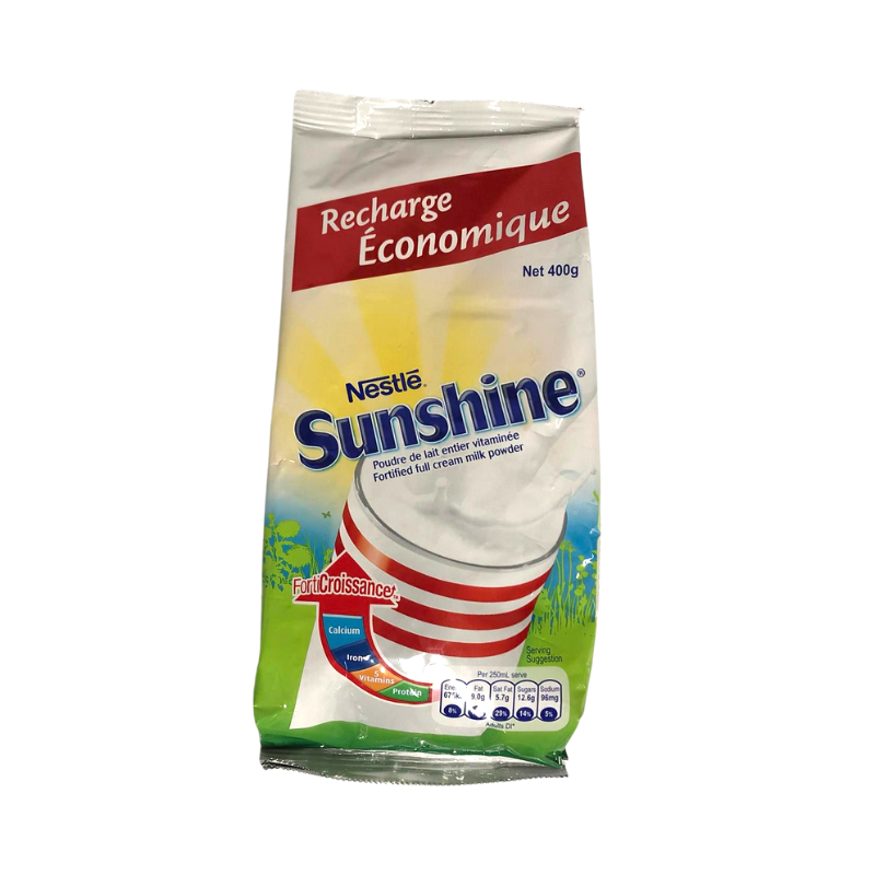 Sunshine - Lait en poudre - Sachet - 400g
