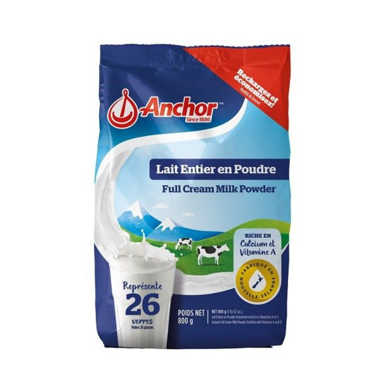 Anchor - Lait en poudre - Sachet - 800g