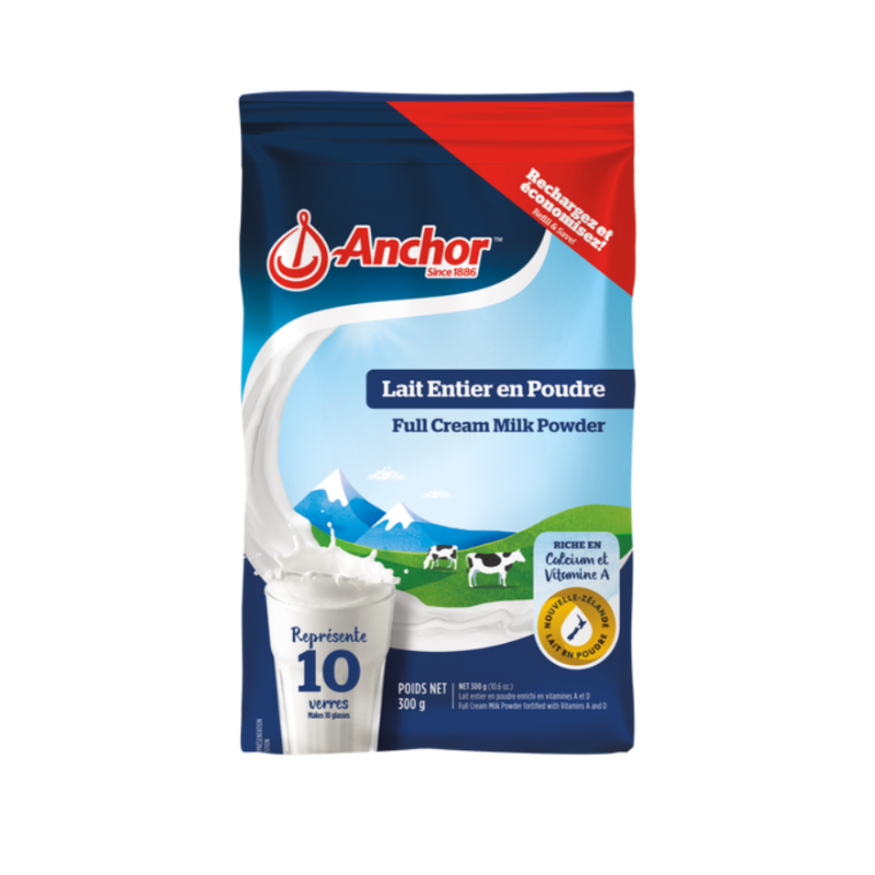 Anchor - Lait en poudre - Sachet - 300g