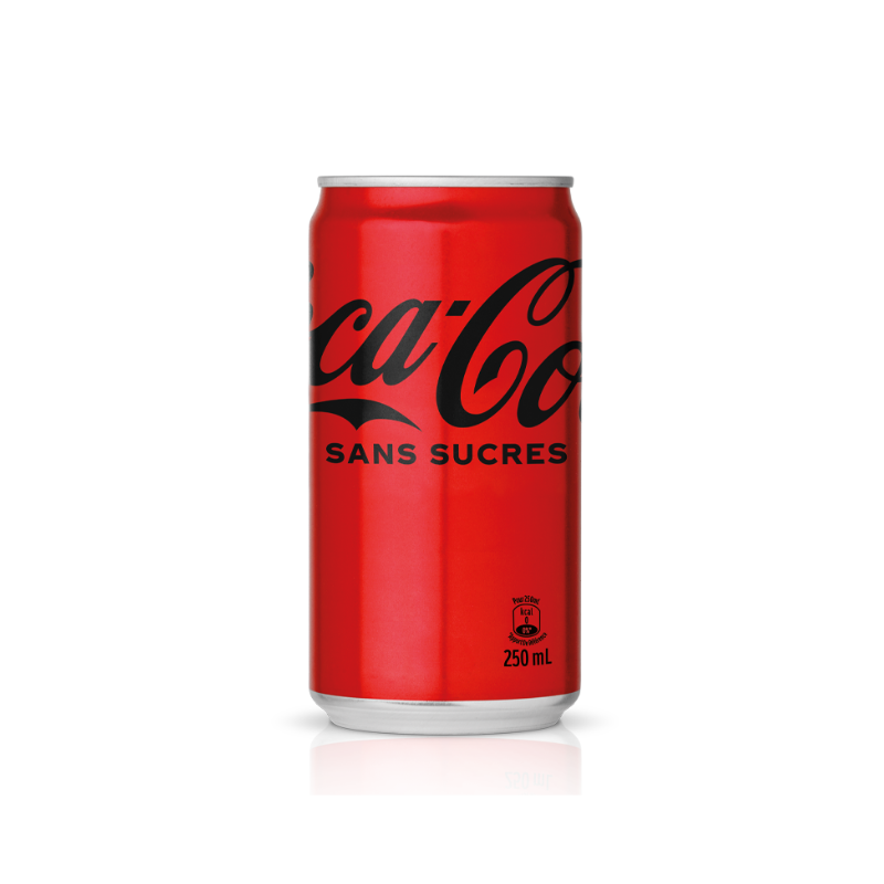Coca-Cola - Sans Sucres - Canette - 330ml