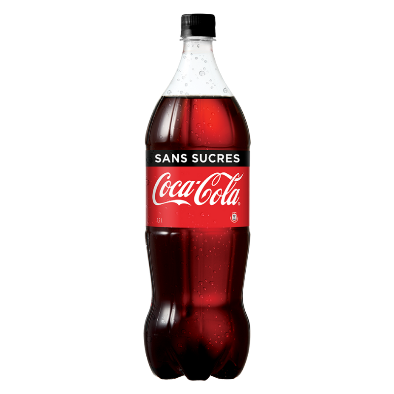 Coca-Cola - Sans sucres - 1,25L