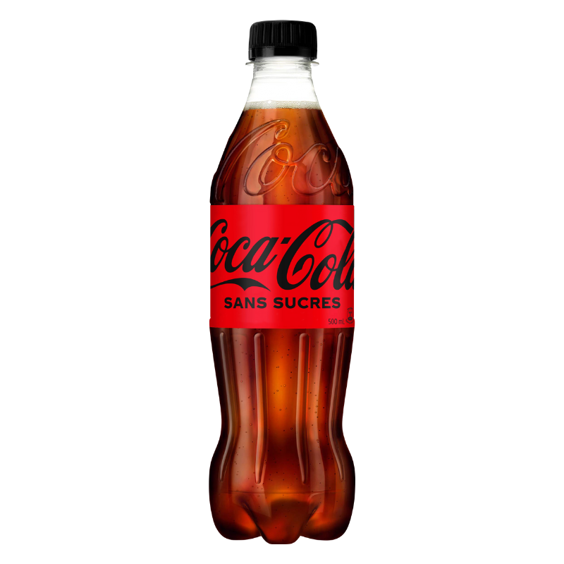 Coca-Cola - Sans sucres - 600ml