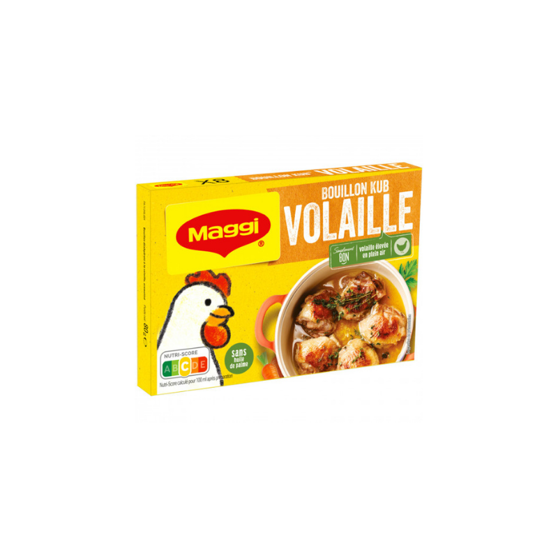 Maggi - Bouillon Kub Volaille x8 - 80g