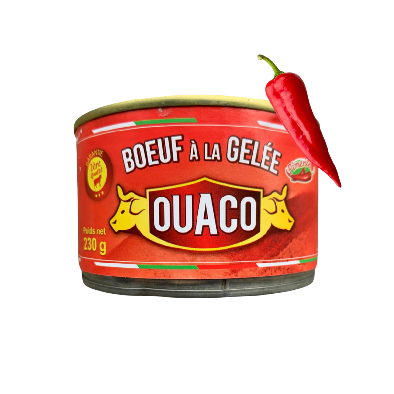 Ouaco - Boeuf gelée pimenté - 230g