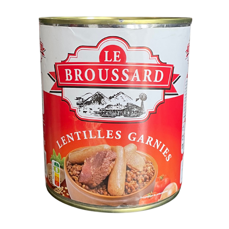 Broussard - Lentilles garnies - 840g