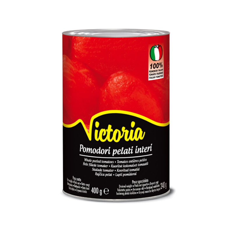 Victoria - Tomates entières pelées - 400g