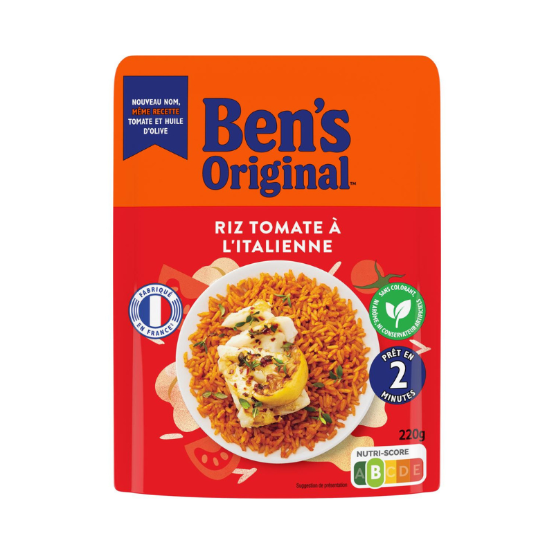 Uncle Ben's - Riz Tomate et Huile d'Olive - 250g