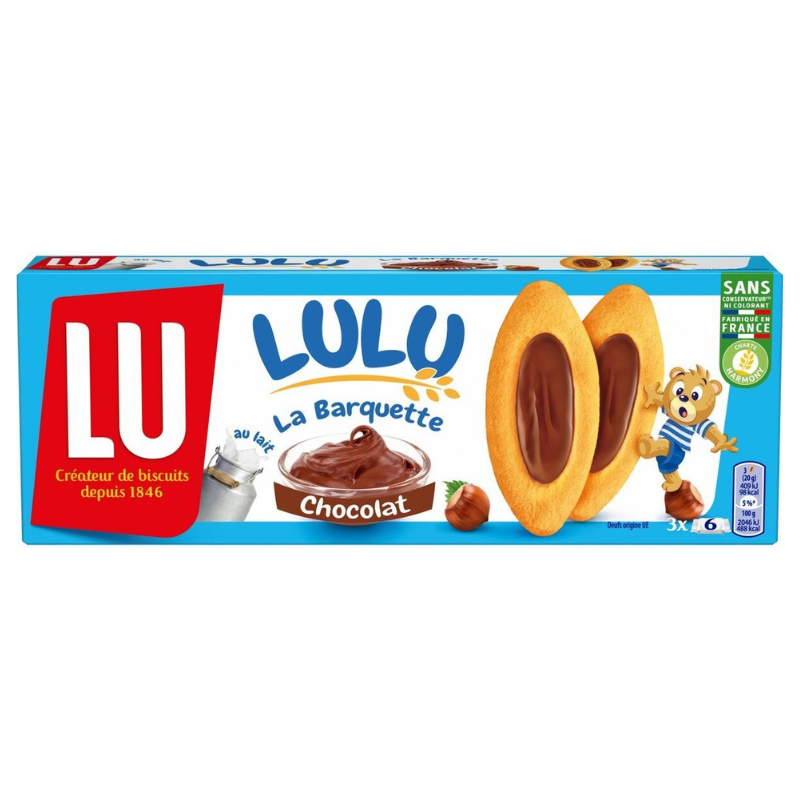 LU - Biscuit Barquette Chocolat - 120g