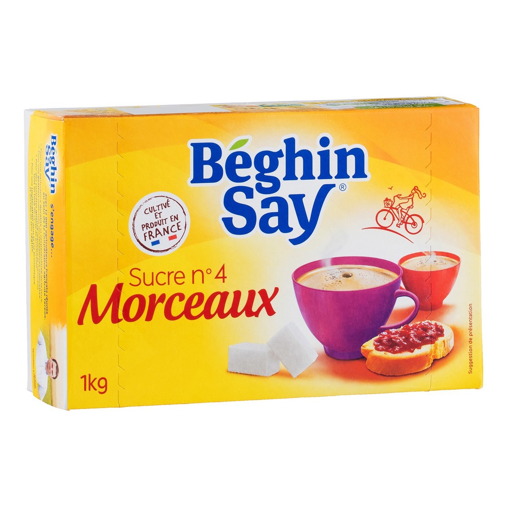 Beghin say - Sucre en morceaux - 1kg