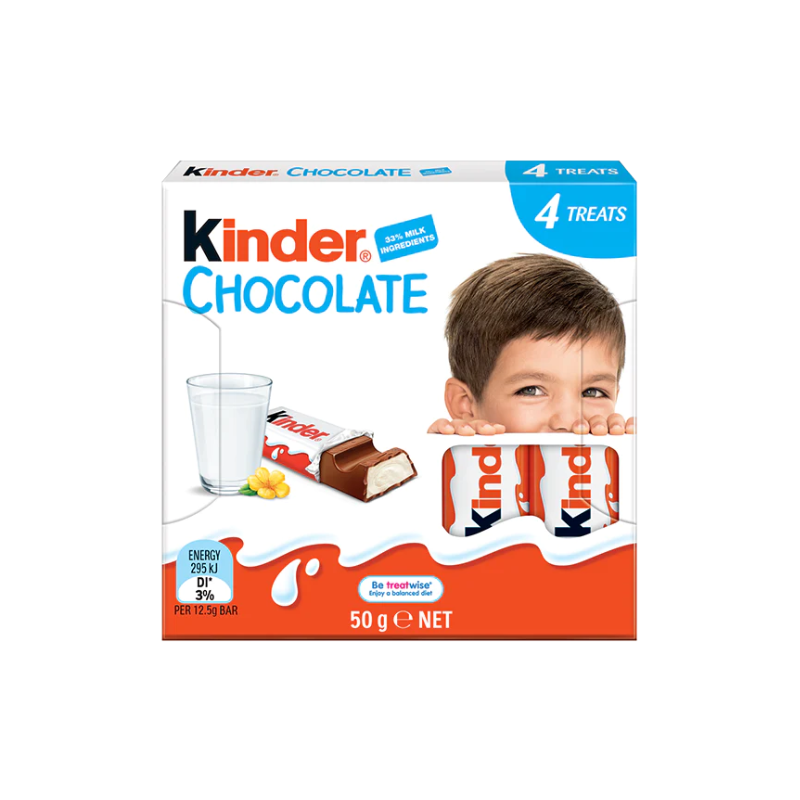 Kinder - Mini tablette x4 - 1U