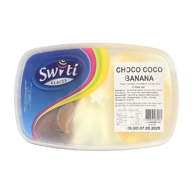 Switi - Glace Choco Coco Banane - 2L
