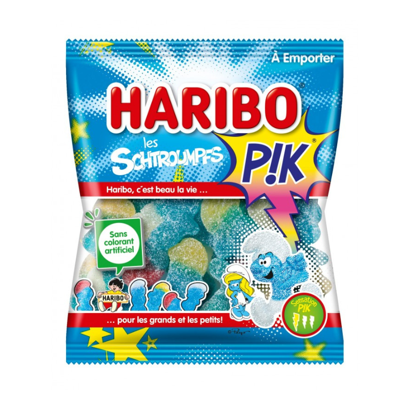 Haribo - Bonbon Schtroumpfs PIK - 120g