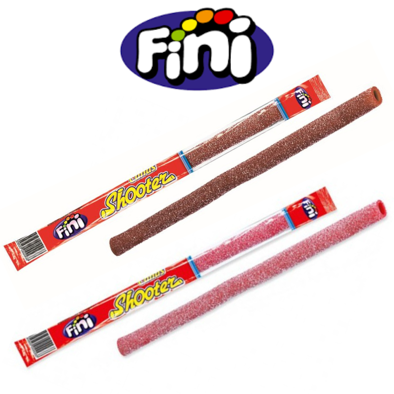 Fini - Pailles Cola/Fraise/Pastèque acidulées - 1U