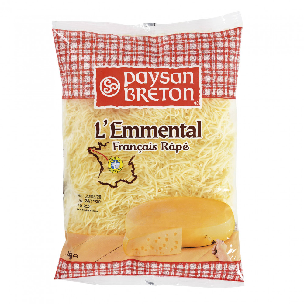 Paysan Breton - Emmental Rapé - 1kg