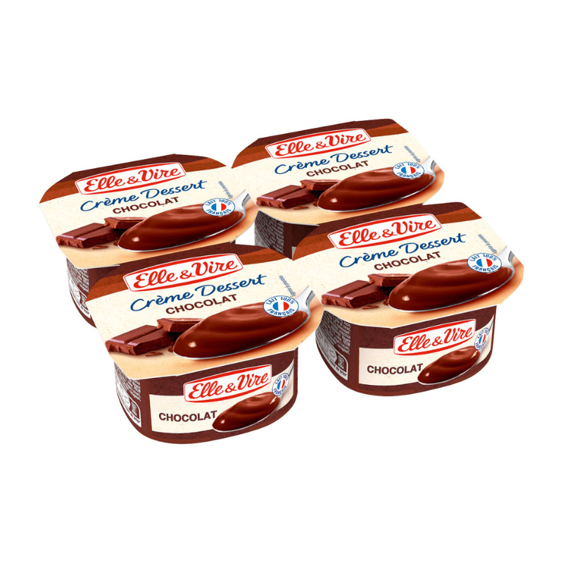 Elle&Vire - Crème Dessert Chocolat - 4x125g