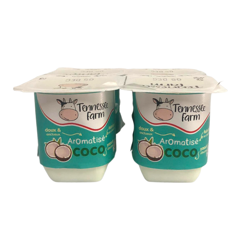 Tennessee farm - Yaourt Coco - 4x100g