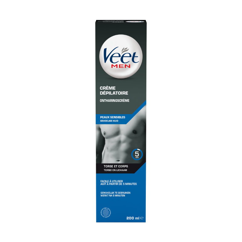 Veet - Crème dépilatoire Homme - 200ml