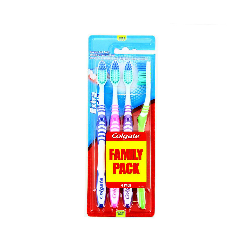 Colgate - Brosse à dents - Medium x 4 - 1U