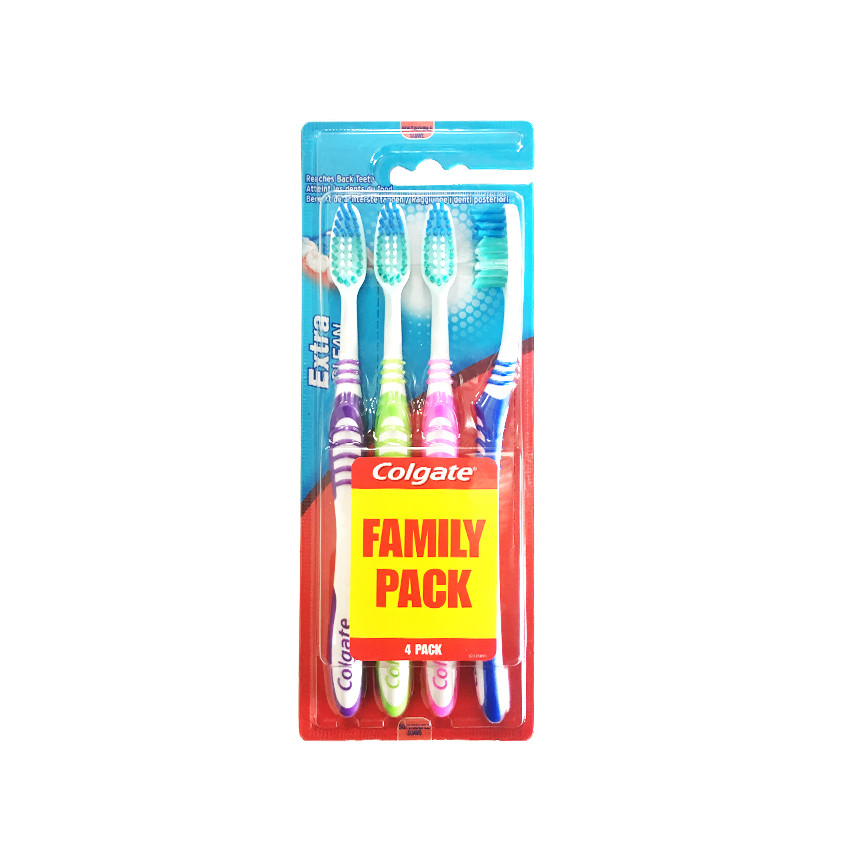 Colgate - Brosse à dents - Souple x 4 - 1U