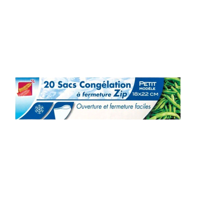Sacs congélations 18cmx22cm - 1U