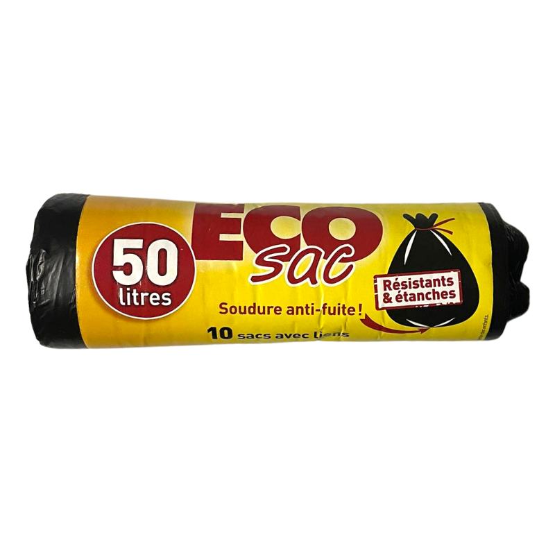 Eco Sac - Sacs Poubelles 50L - x10
