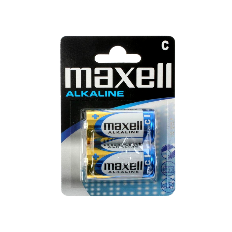 Maxell - Piles C LR14 Alkaline - x2