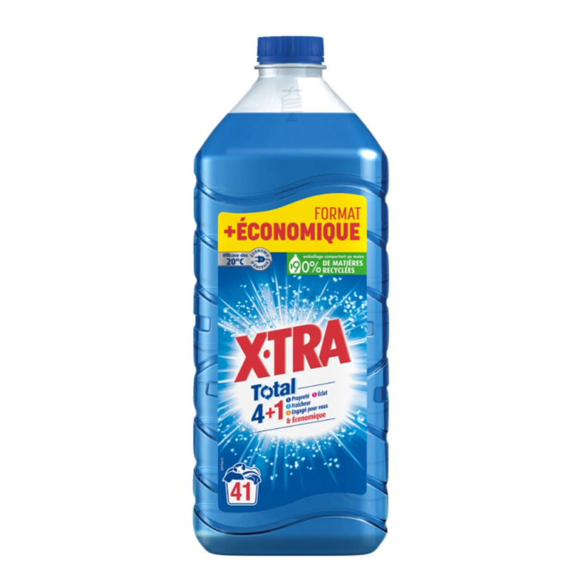 XTRA - Lessive liquide - TOTAL 4+1 - 41D