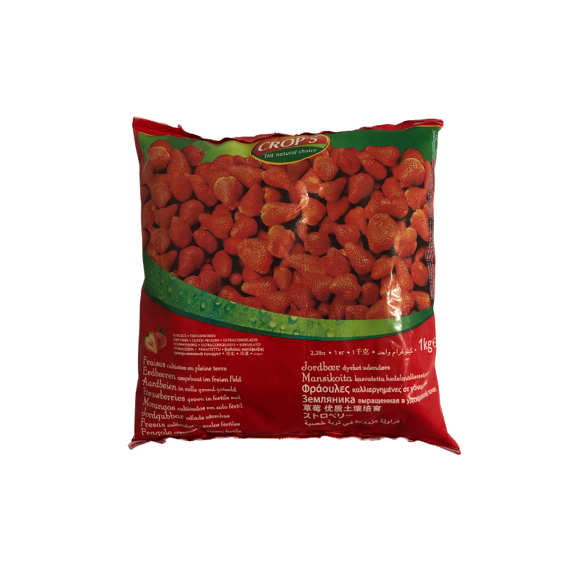 Crops - Fraises surgelés - 1kg