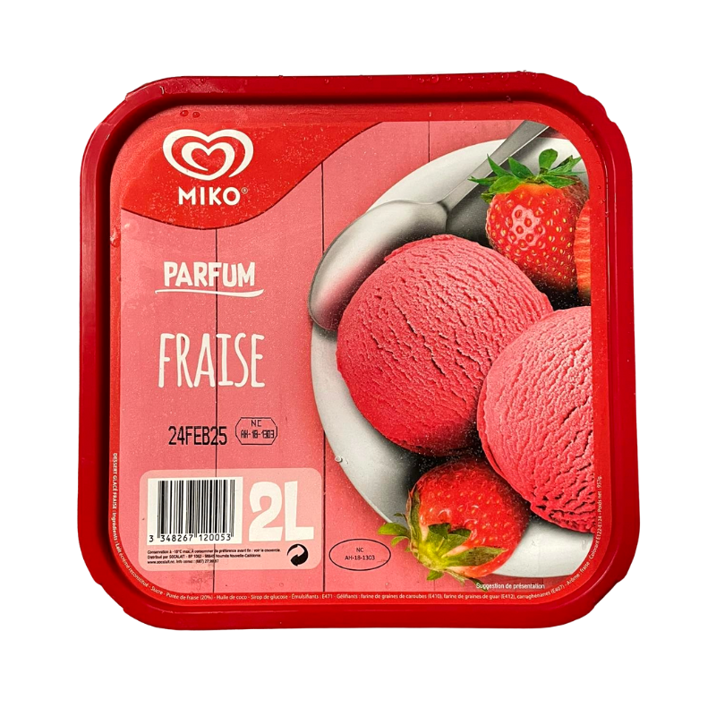 Miko - Glace Fraise - 2L