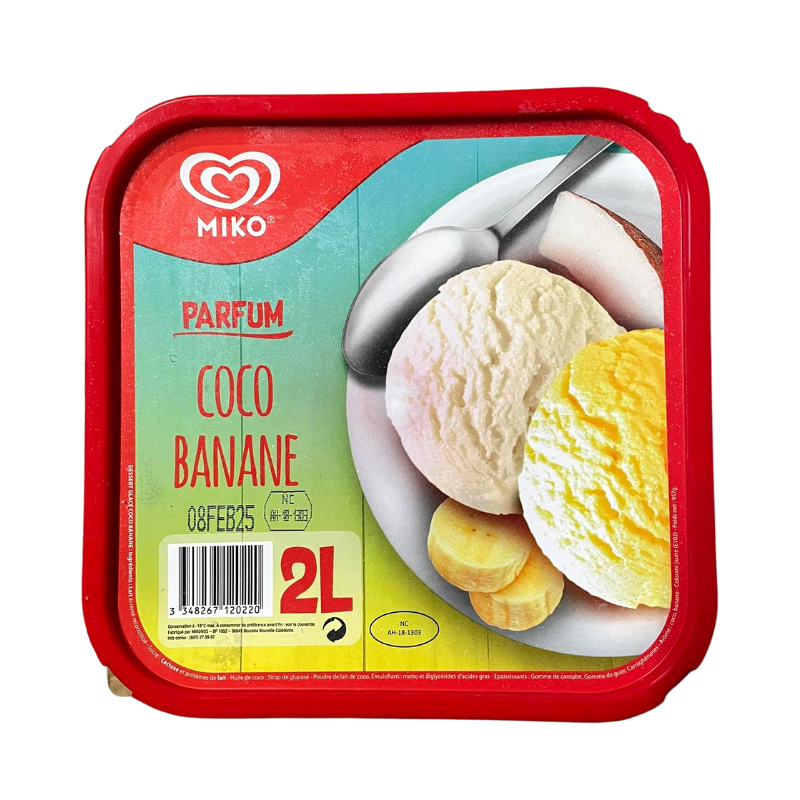 Miko - Glace Banane Coco - 2L