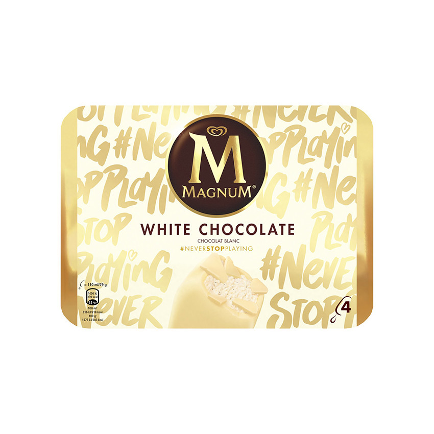 Magnum - Chocolat blanc - 4U