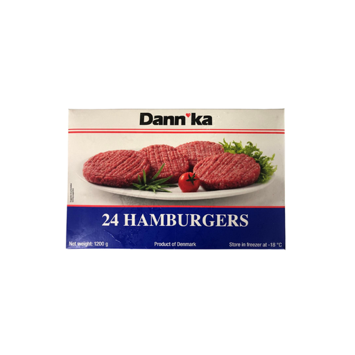 [E00018011] Dann'Ka - Steaks nature x 24 - 1,2kg