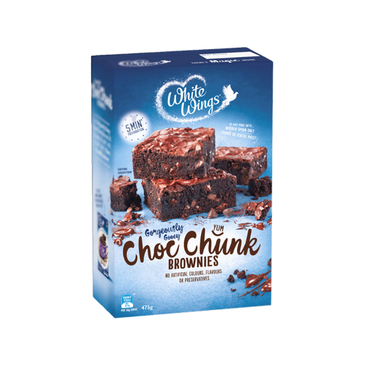 [E00012038] White Wings - Préparation Gâteau Brownies - 475g