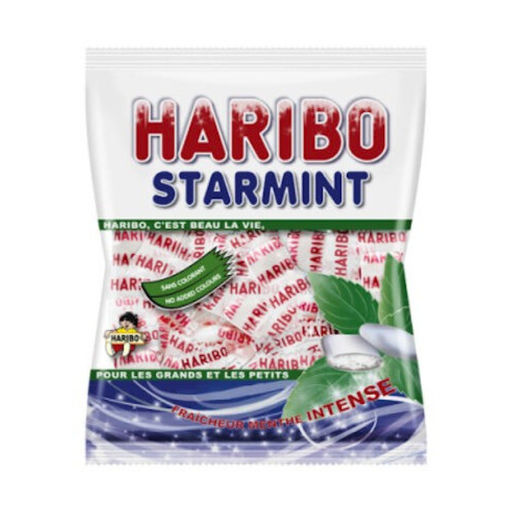 [E00027143] Haribo - Bonbon Menthe Starmint - 100g