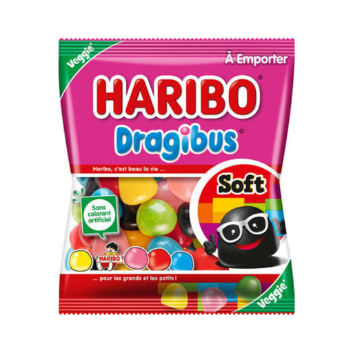 [E00027144] Haribo - Bonbon Dragibus Soft - 120g