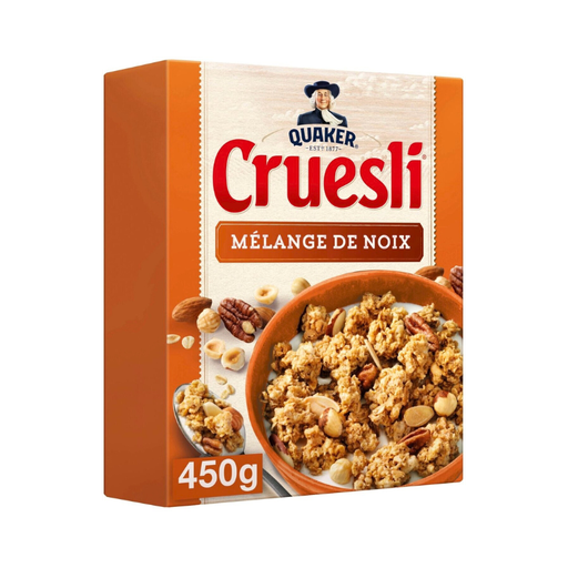 [E00027133] Quaker - Cruesli Céréales Noix - 450g