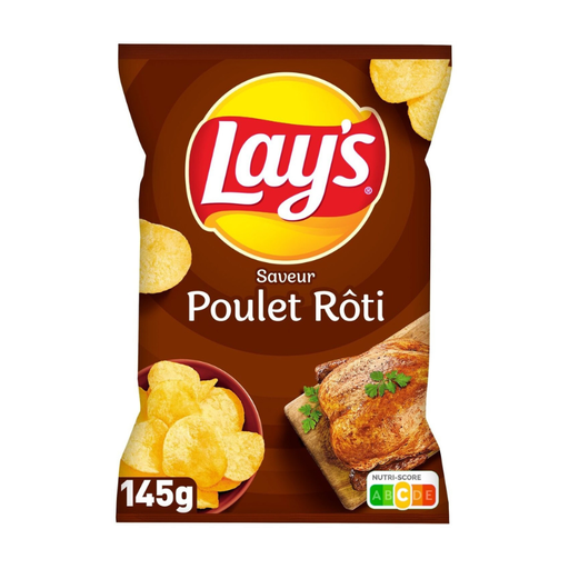 [E00027110] Lay's - Chips Poulet rôti - 145g