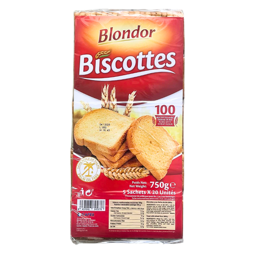 [E00022212] Blondor - Biscottes x100 - 750g