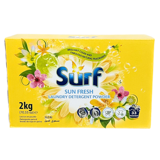 [E00006168] Surf - Lessive Poudre - Sun Fresh - 33D