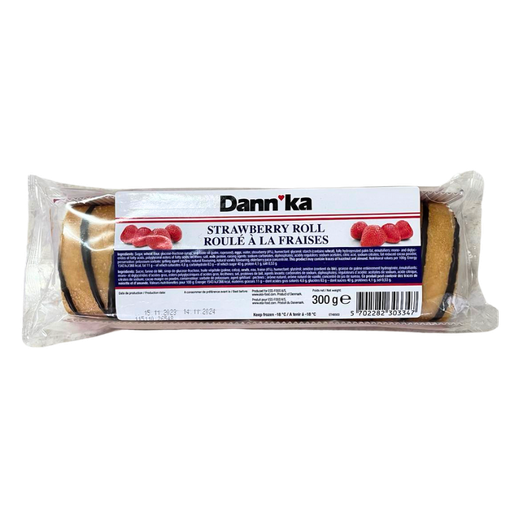 [E00004106] Dann'ka - Gâteau Roulé Framboise - 300g