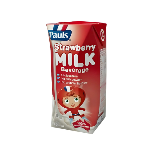 [E00015107] Pauls - Lait Fraise - 200ml