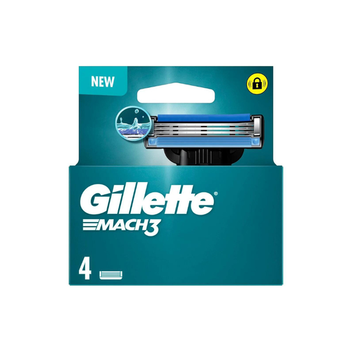 [E00020340] Gillette - Lames Rasoirs Mach 3 - x4