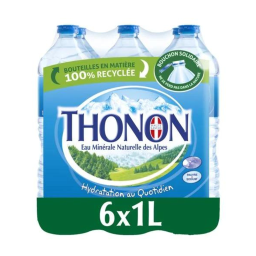 [E00015110] Thonon - Eau plate - 6x1L