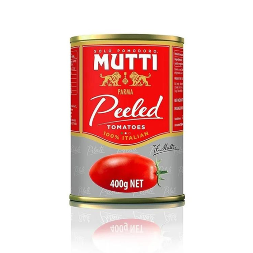 [E00017280] Mutti - Tomates entières pelées - 400g