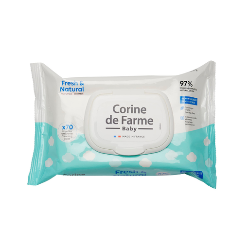 [E00027150] Corine de Farme - Lingettes Bébé - x70