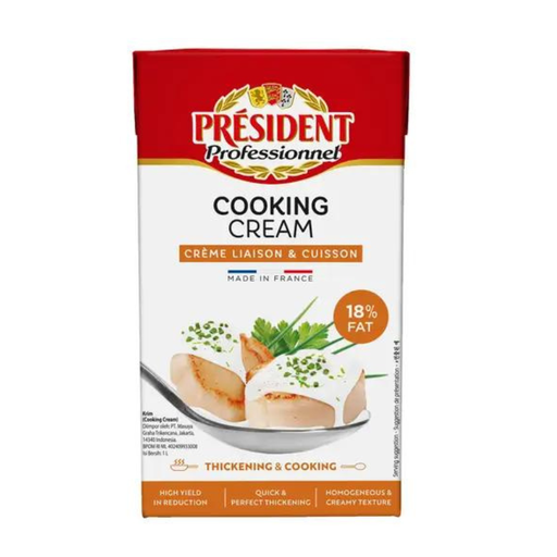 [E00024080] Président - Crème Fraiche  Cuisson 18% - 1L