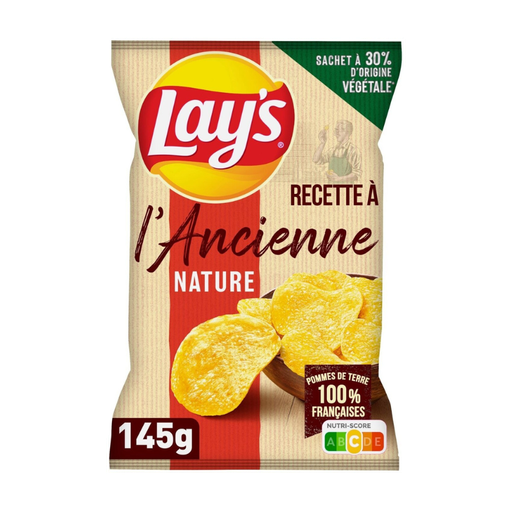 [E00027158] Lay's - Chips Nature Ancienne - 145g
