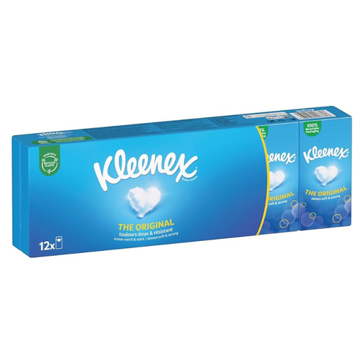 [E00005087] Kleenex - Original - 12 paquets - 1U