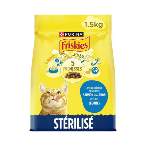 [E00016070] Friskies - Croquettes Colin - 1,5kg